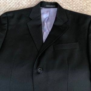 Mens Sean John Suit Jacket Size 38R Black
